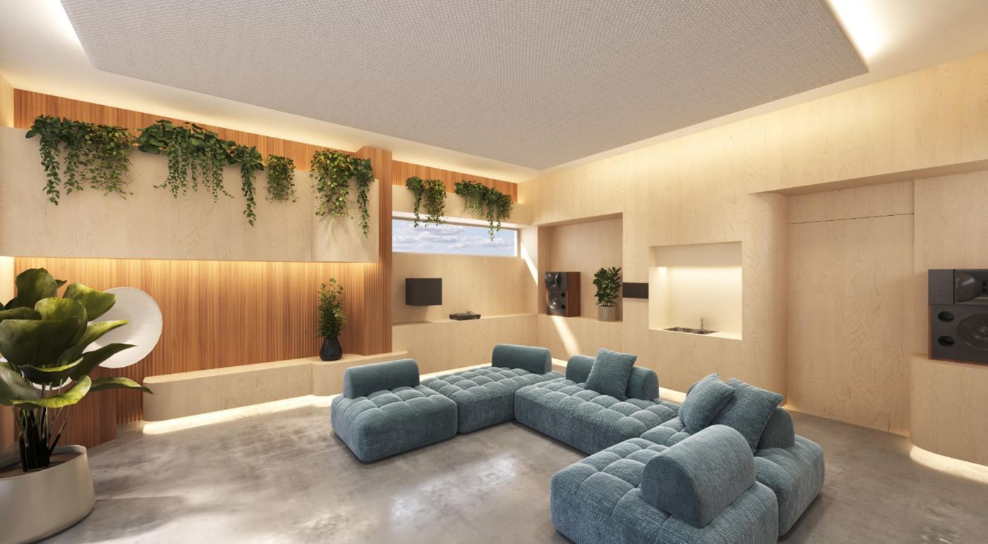 Private DJ studio and multifunctional room
